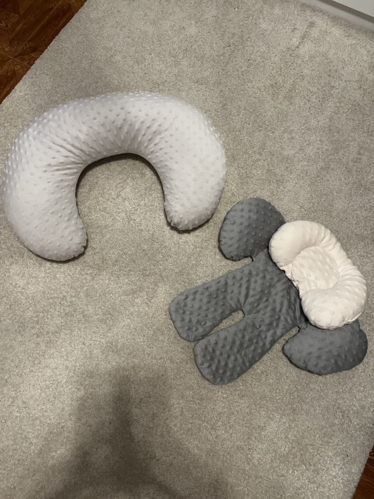 Almofada de amamentação + redutor de bebé