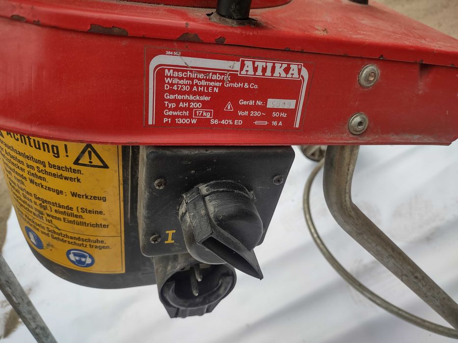 Rębak Rozdrabniacz ATIKA DIANA 1300