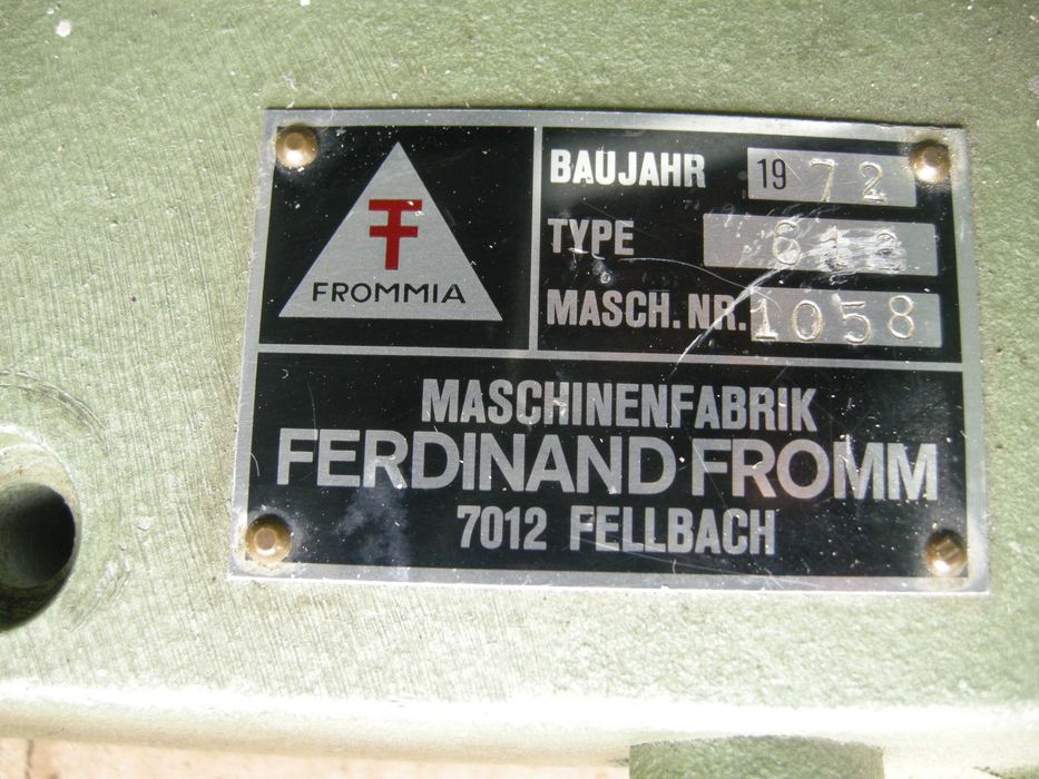 Precyzyjna piła tarczowa FROMMIA z Niemiec