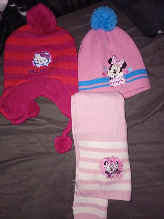 Czapki i szaliki dla dziewczynki