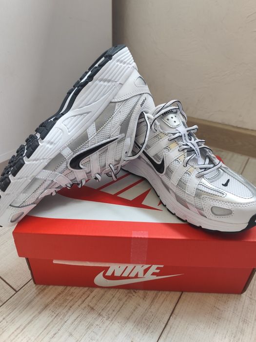 Нові кросівки Nike P-6000 White Metallic Silver Оригінал