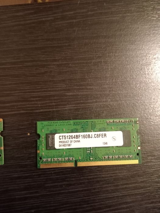 Оперативна пам'ятьDDR3 та DDR2 (4Гб, 1Гб та 512 Мб)