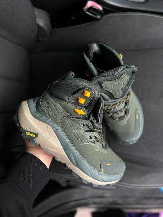 Зимние теплые кроссовки Hoka One One Kaha 2 High Gore-Tex хока гортекс