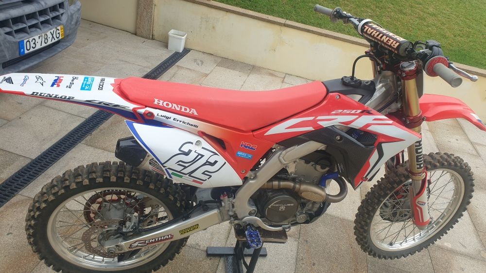 Crf250r 2018 com 80hrs. Cheia de marerial...Rekluse...HGS...RACETECH..ATHENA 290cc