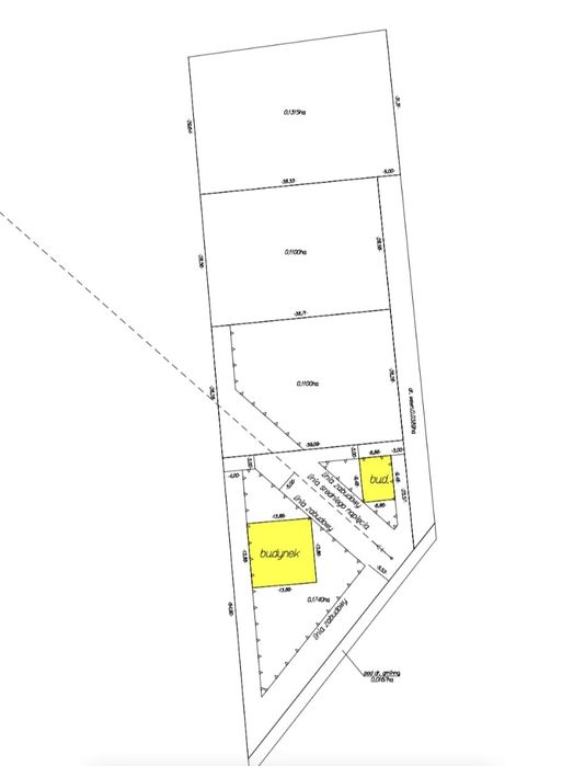 Działka 5800 m2 w miejscowości Gać
