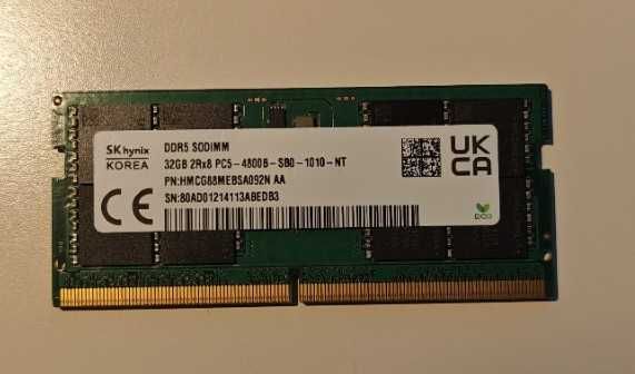 Pamięć DDR5 Sk Hynix 32GB 4800MHz
