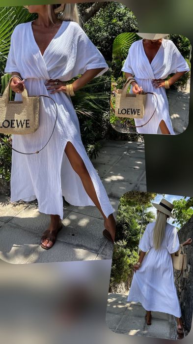 Sukienka letnia muślinowa S,M i L