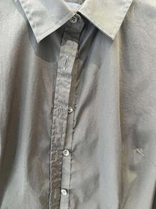 Сорочка Trussardi Jeans чорна приталена, розмір XS