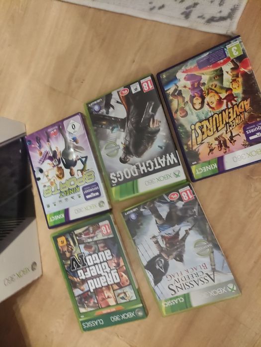 Konsola x box z grami