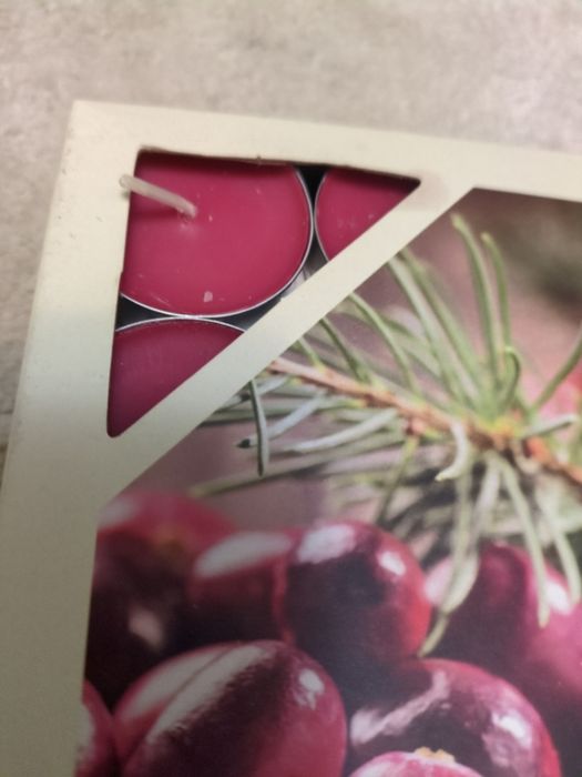 Ароматизовані чайні свічки Purewick Sweet Cranberry (Aldi), 36 шт.
