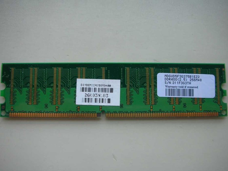 Memória RAM DDR 256 Mb 400 MHz p/ Desktop64751908719361120