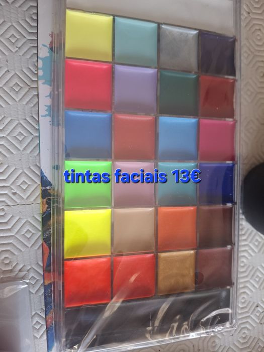 Conjunto para pintura facial
