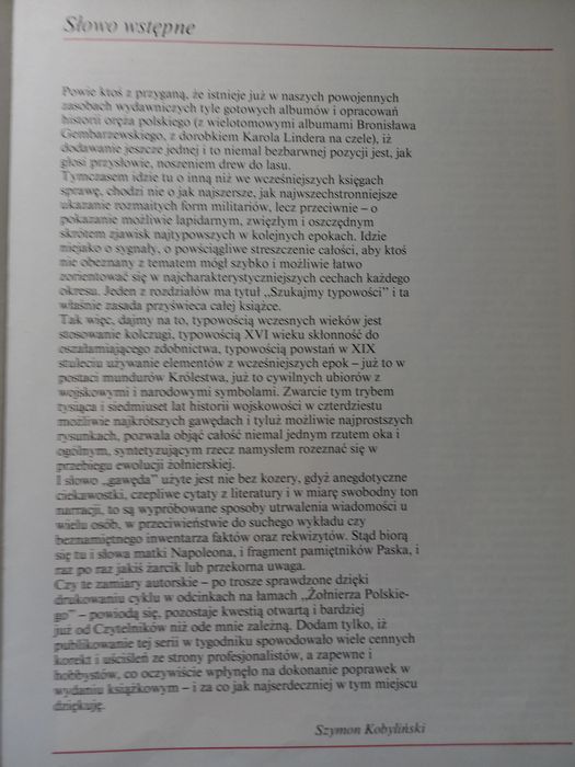 Szymona Kobylińskiego gawędy o broni i mundurze