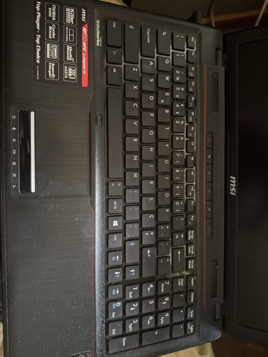 Portatil msi gaming para pecas