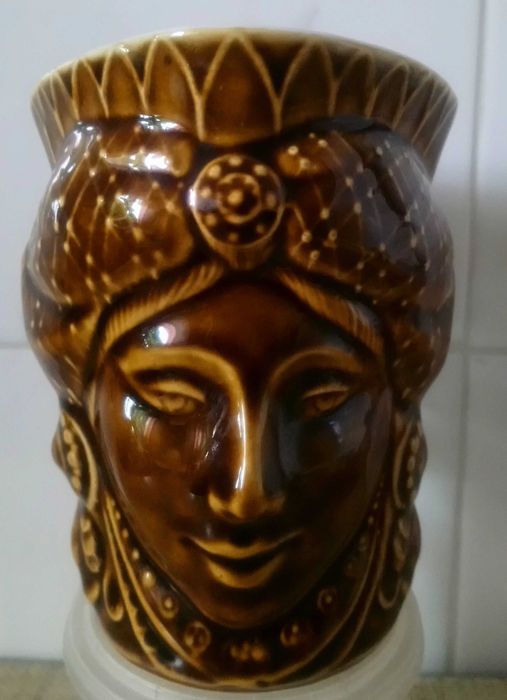 Кухоль "Шахерезада" новий 500 мл кераміка коричнева глазур СРСР