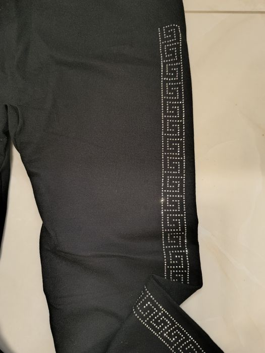 Damskie czarne leginsy -NOWE