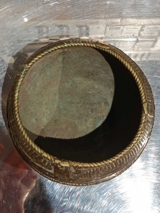 Tigela de Bronze do Benim Séc XIX 12 cm