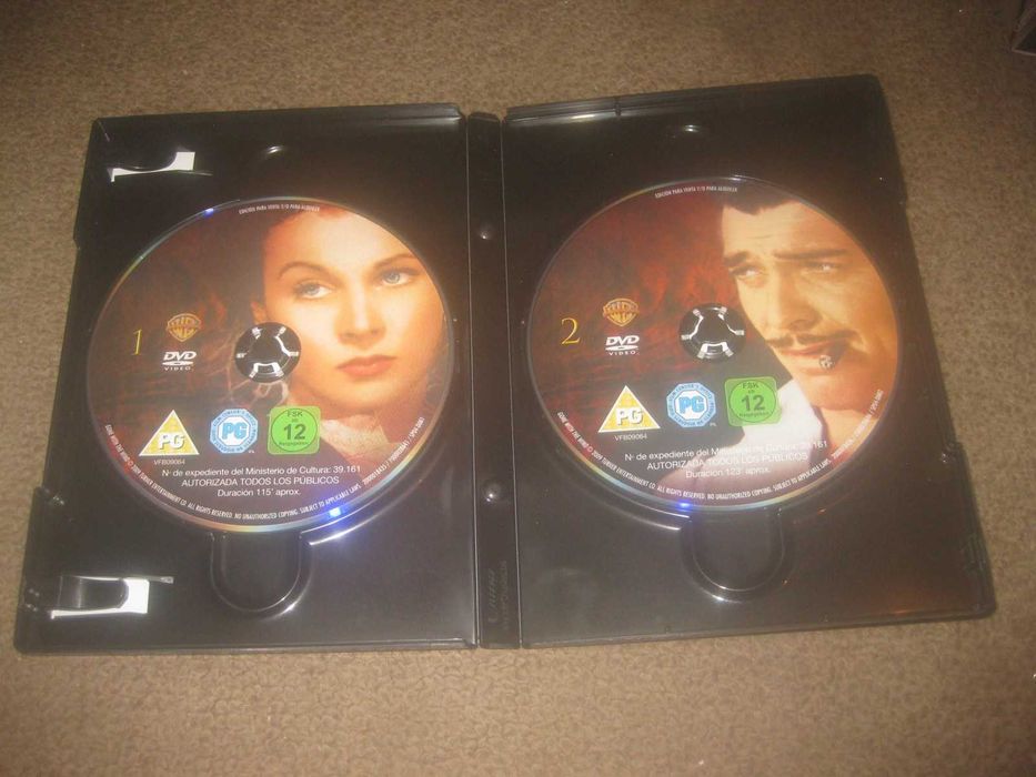 "E Tudo o Vento Levou" com Clark Gable numa Edição Especial com 2 DVDs!