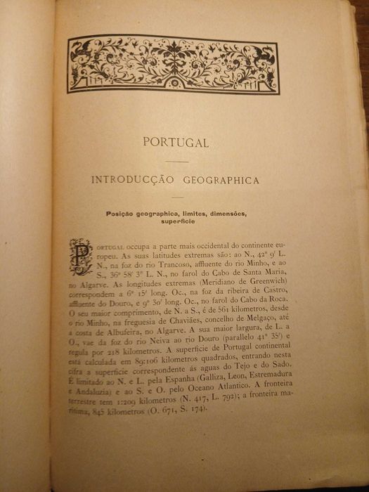 Silva Telles, Portugal (Introdução Geografica), 1908