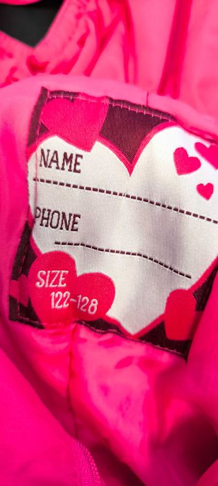 Tchibo zimowe spodnie na szelkach narciarskie snowboard 122-128