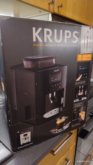 Krups ekspres do kawy że spieniaczem mleka