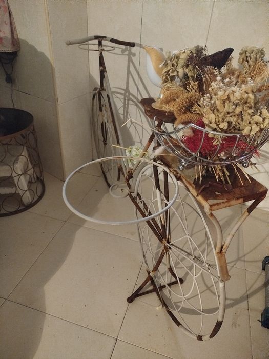 Bicicleta floreira, precisa pintura