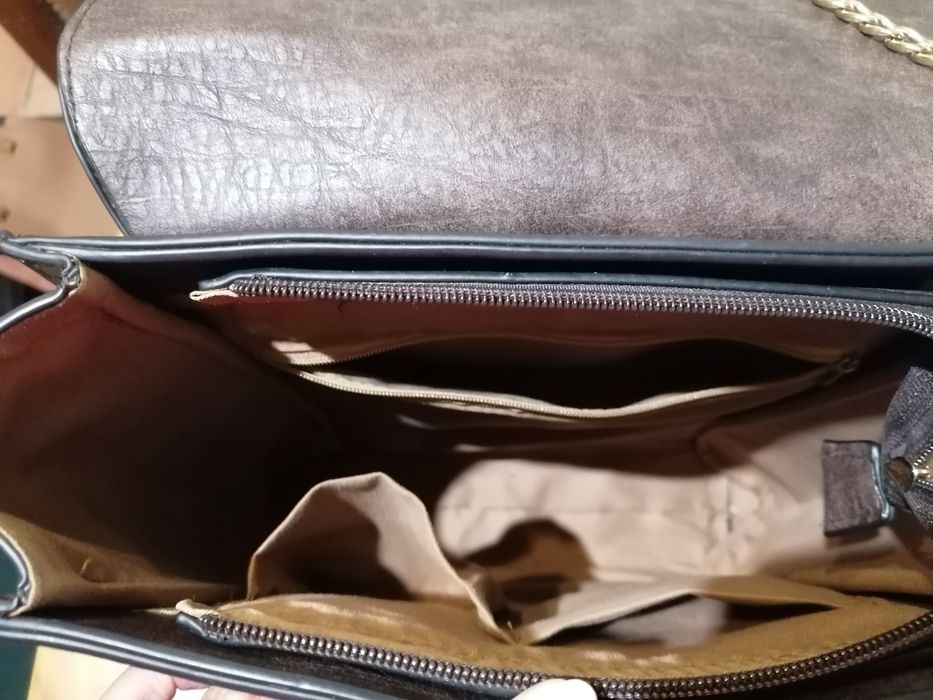 Mochila/Bolsa de senhora castanha