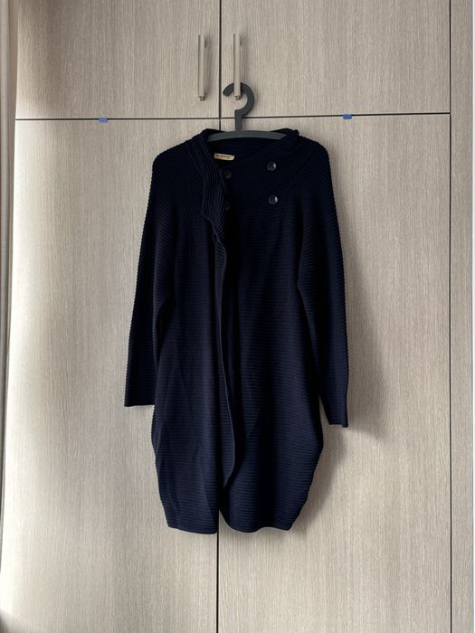 So Cachemire navy blue cardigan sweater NEVER WORN
