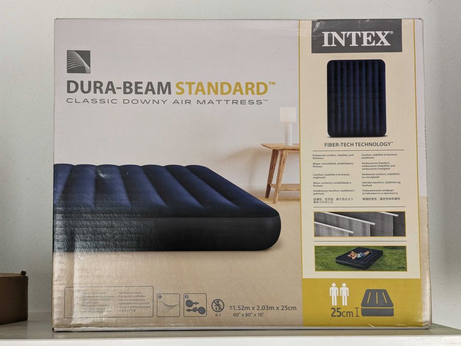 Colchão Insuflável INTEX Dura-beam Standard Classic Dow 152 x 203 x 25