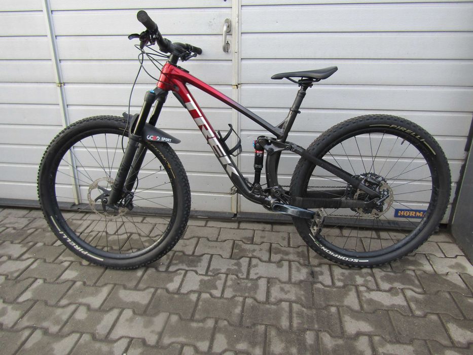 rower gorski mtb trek fuel ex8 2021r full suspension sram gx fox kola 29 rozmiar M/L 176cm pierwszy wlasciciel ksiazka serwisowa