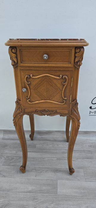 Szafka stylowa Chippendale Komoda Marmur