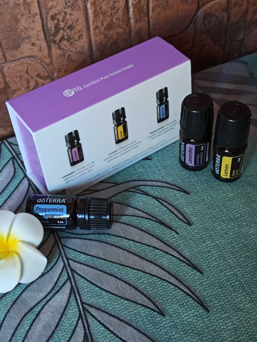 Подарунковий набір ефірних олій doTERRA: Лаванда, Лимон, М’ята по 5 мл