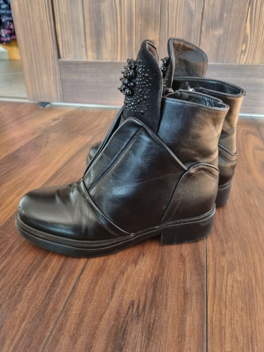 Buty zimowe ocieplane botki roz.34 dziewczęce