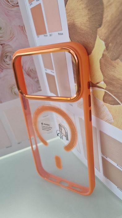 Metallic Magsafe Case do Iphone 17 Pro Pomarańczowy