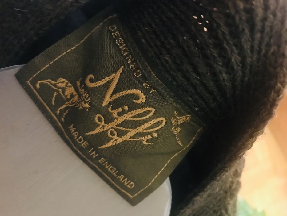 Niffi sweter męski kardigan Anglia wełna XL
