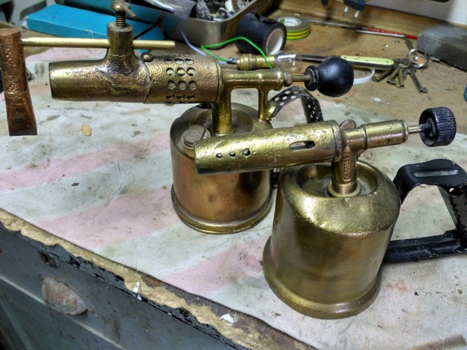 2 maçaricos antigos restaurados