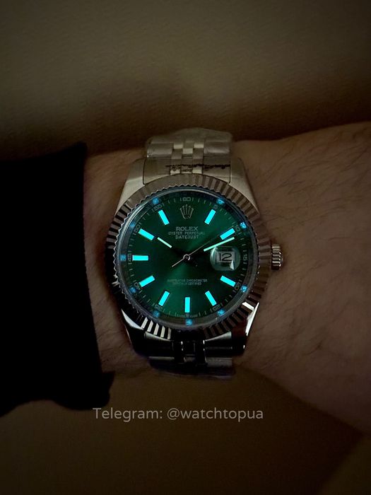 Годинник Rolex Datejust 41 mm Green Dial Ролекс