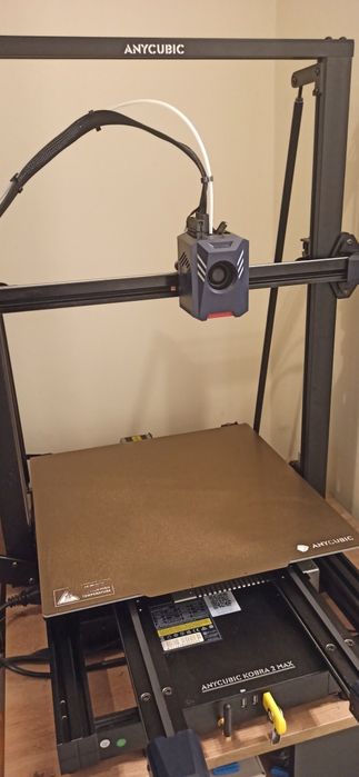 Anycubic kobra 2 max duża drukarka 3D mały przebieg duże pole robocze bardzo szybka idealna
