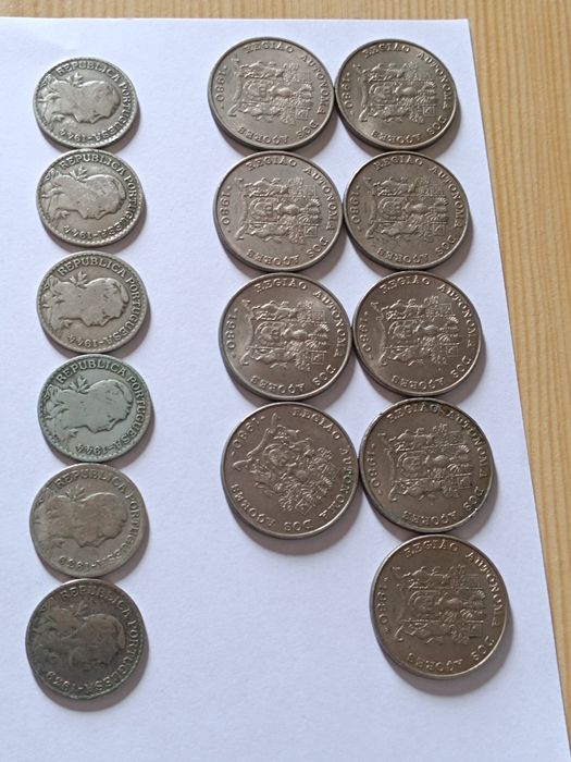Lote moedas república portuguesa