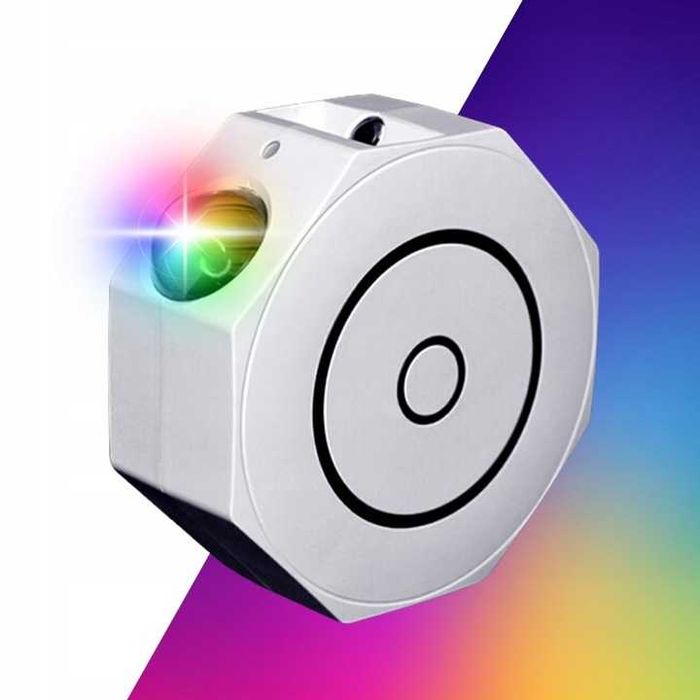 ZESTAW Projektor gwiazd rzutnik nieba lampka nocna LED relaksacyjna