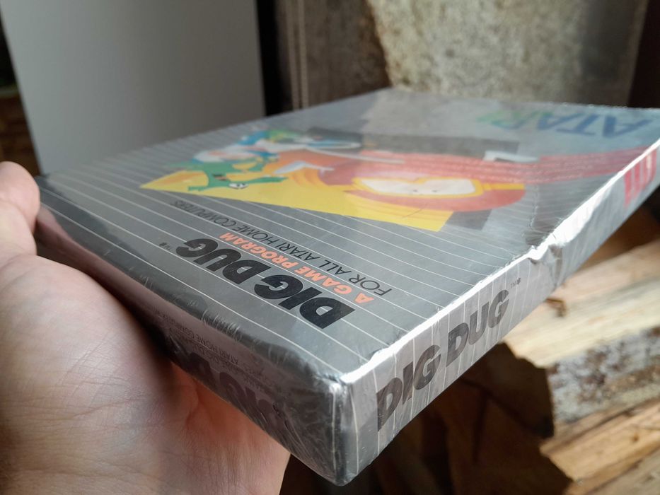 DIG DUG para ATARI 400 800 XL XE - Novo! Nunca aberto.