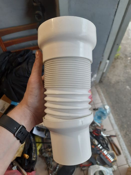 гофрированный удлинитель для унитаза