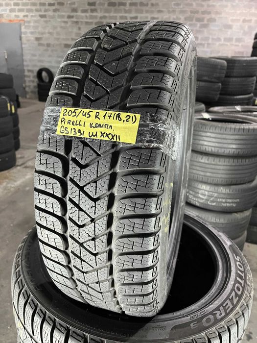 GS1391 Зимові шини 205/45r17 Pirelli Sottozero 3 комплект резина р17