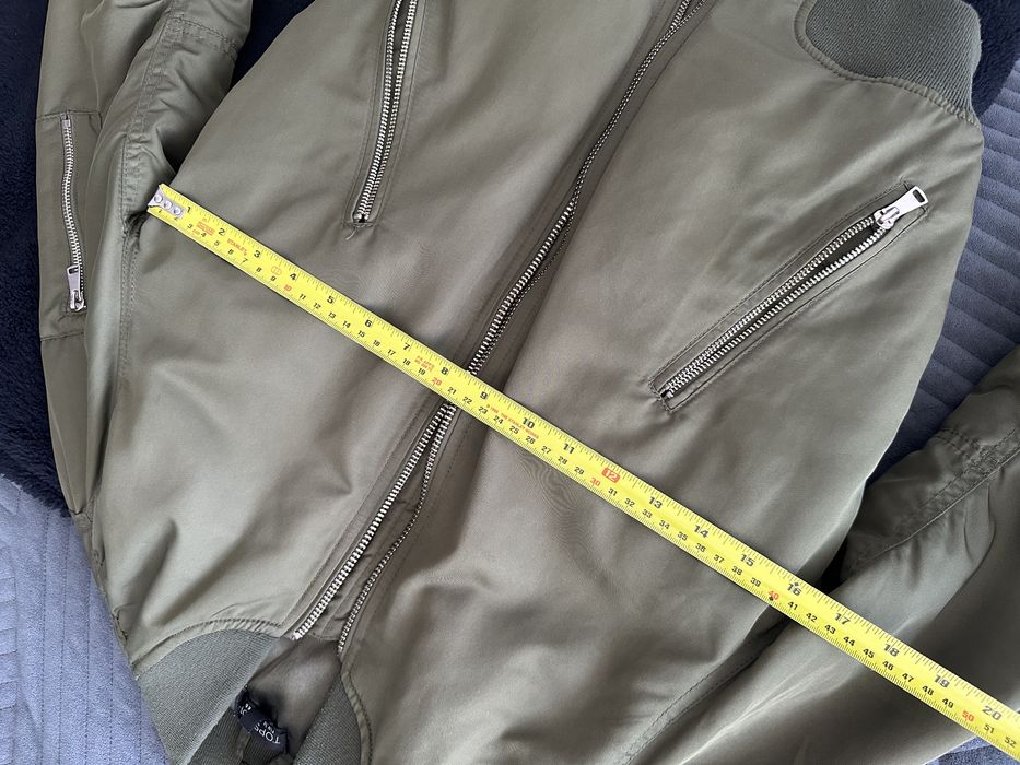 Topshop XS 34 uk6 kurtka pilotka bomberka khaki militarna zieleń