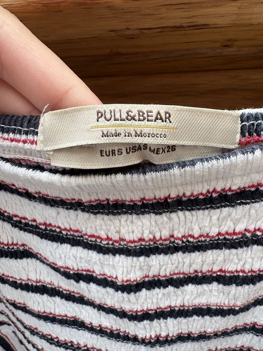 Macacão às riscas da Pull&Bear