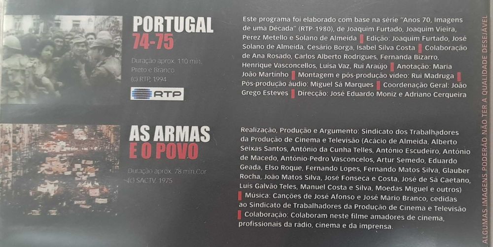 Pack Liberdade /Revolução / 25 de Abril (4DVD e 2 CD)