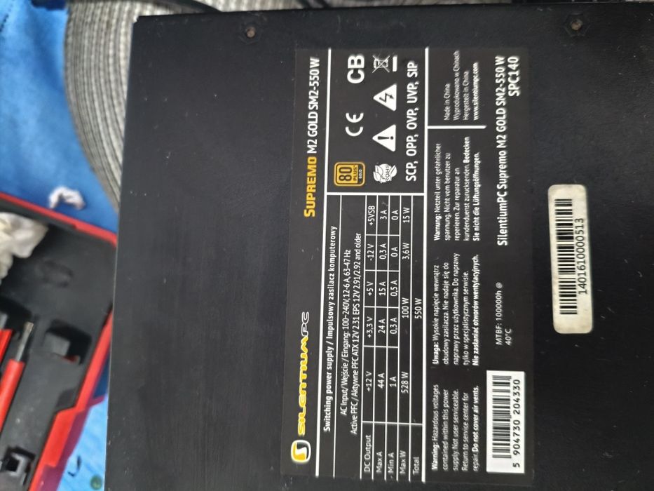 Komputer stacjonarny obudowa, procesor zasilacz płyta główna