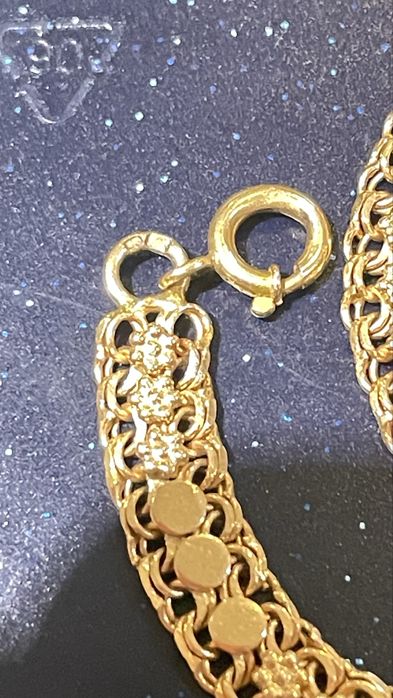 Pulseira de ouro 19.2k