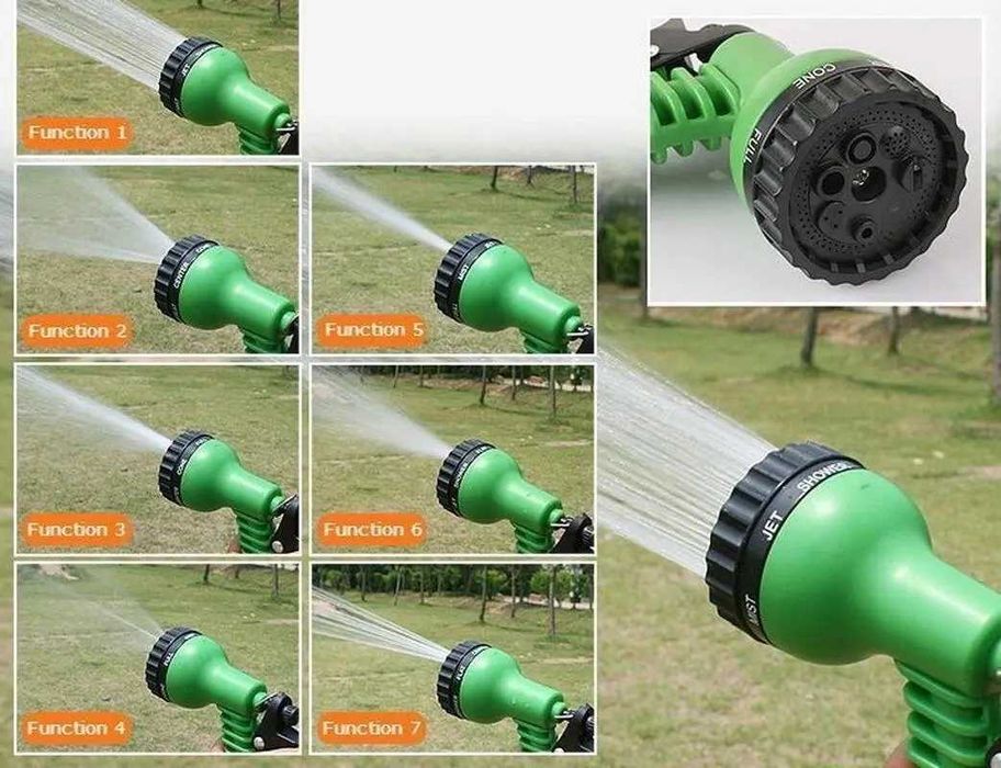 Садовый шланг для полива Xhose 30 м с распылителем