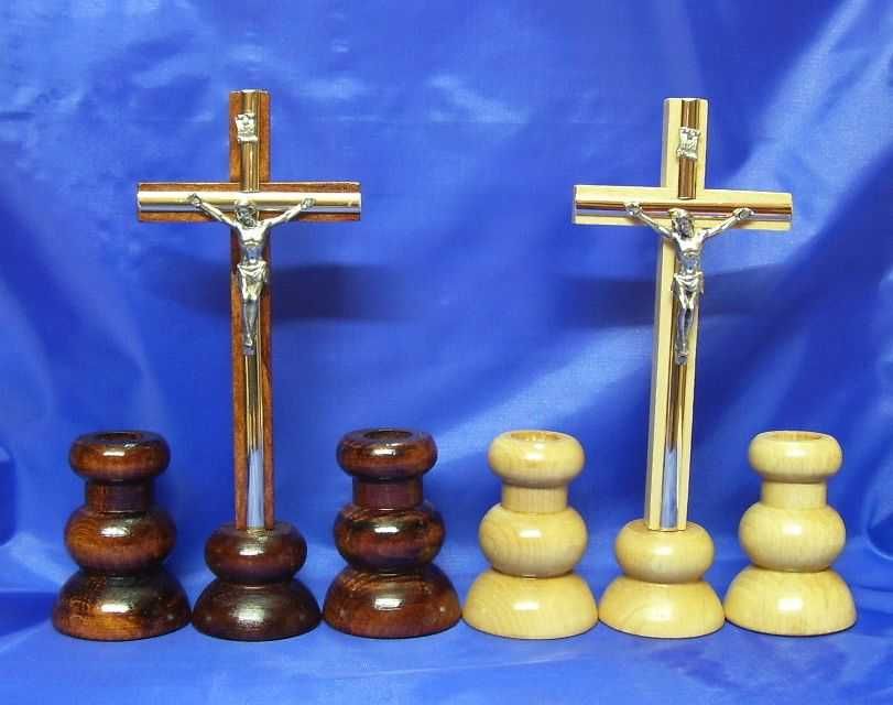 Zestaw kolędowy drewniany jasny lub ciemny